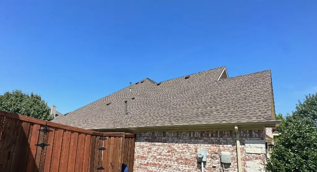 Completed roof replacement project in Mount Pleasant